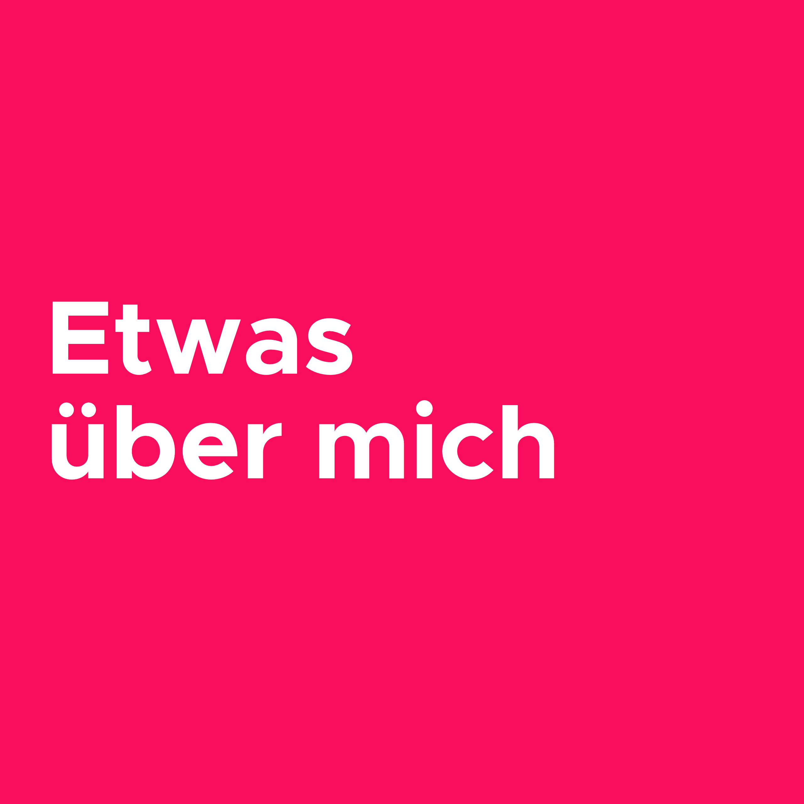 über mich